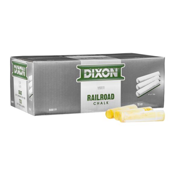 gray box with a 72 sticks of industrial railroad crayon chalk