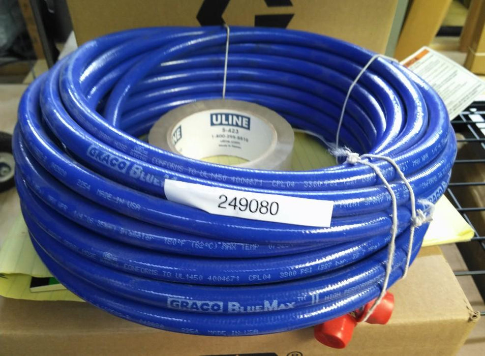 Graco 249080 Coupled LineLazer Hose with e-nickel fittings, 1/4in Diameter, 50ft long