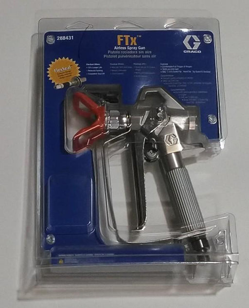 Graco Contractor FTx Airless Spray Gun, 4 Finger Trigger, RAC 5 515 SwitchTip packagedGraco 288431 - Contractor FTx Airless Spray Gun, 4 Finger Trigger, RAC 5 515 SwitchTip